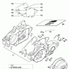 125/200 SX MXC EXC ENGINE Engine case 125 / 200