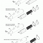 400/520 SX MXC EXC RACING CHASSIS Exhaust silencer 400 / 520