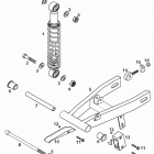 50 SX Pro Senior LC CHASSIS / ENGINE Schwingarm, federbein swingarm, shock absorber 50 lc