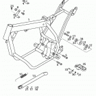 50 Mini Adventure, SX Junior/Senior, JR/SR Adventure CHASSIS Frame, side stand 50