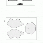 65 SX CHASSIS AND ENGINE Dekor decal 65