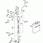 65 SX CHASSIS AND ENGINE Rear brake control 65