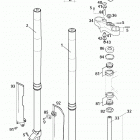 640 LC4 ADVENTURE CHASSIS Telegabel white power front fork white power 640