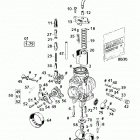 640 DUKE ENGINE Vergaser phm 38 nd carburetor phm 38 nd 400