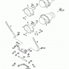 640 DUKE II CHASSIS Scheinwerfer, befestigung head light, support 640