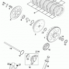 250 EXC RACING ENGINE Kupplung clutch 250