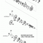 640 LC4 ADVENTURE ENGINE Getriebe ii transmission ii 400 / 640