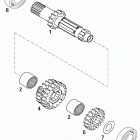 400/520 SX MXC EXC RACING ENGINE Getriebe i 4gang sx transmission i 4gear sx 520