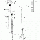 50 Mini Adventure, SX Junior/Senior, JR/SR Adventure CHASSIS Telegabel paioli front fork paioli 50 sx senior, 50 sr a...