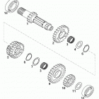 400/520 SX MXC EXC RACING ENGINE Getriebe i 6gang mxc, 400 sx transmission i 6gear mxc, 4...