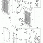 250 EXC RACING ENGINE Cooling system 250