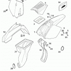 50 SX Pro Senior LC CHASSIS / ENGINE Mask, fenders 50 lc