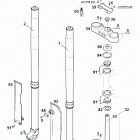 620 SUPER COMPETITION, 620 SC SUPERMOTO CHASSIS Telegabel wp usd 43 front fork wp usd 43 620