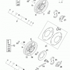 50 Mini Adventure, SX Junior/Senior, JR/SR Adventure CHASSIS Vorder- und hinterrad front- and rear wheel 50