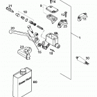 400/640 LC4-E, 640 LC4-E SUPER MOTO CHASSIS Handbremszylinder hand brake cylinder 400 / 640