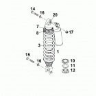 640 LS-E/mil Federbein shock absorber 640 ls-e / mil 2000