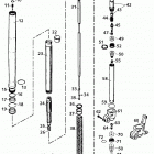 660 LC4 RALLYE CHASSIS Gabelbeine multi adjuster fork leg multi adjuster 660