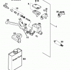 400/620 SUPER COMPETITION, 620 SC SUPER MOTO CHASSIS Handbremszylinder hand brake cylinder 400 / 620