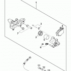 660 LC4 RALLYE CHASSIS Bremszange hinten brake caliper rear 660