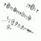 400/620 SUPER COMPETITION, 620 SC SUPER MOTO ENGINE Getriebe ii transmission ii 400 / 620
