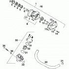 400/640 LC4-E, 640 ADVENTURE R, DUKE ENGINE Wasserpumpe water pump 400 / 640