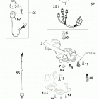 400/640 LC4 USA CHASSIS Tacho, befestigung speedometer, support 400 / 640