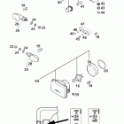 400/640 LC4 USA CHASSIS Flasher, rear - head light 400 / 640