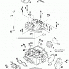 400/520 SX, EXC RACING ENGINE Zylinderkopf cylinderhead 400 / 520