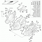 400/520 SX, EXC RACING ENGINE Engine case 400 / 520