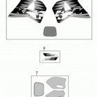 400 SXC USA CHASSIS Dekor decal 400