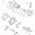 400/640 LC4 USA CHASSIS Hinterrad rear wheel 400 / 640