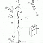 400/640 LC4-E, 640 LC4-E SUPER MOTO CHASSIS Rear brake control 400 / 640