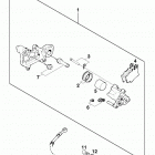 400/620 SUPER COMPETITION, 620 SC SUPER MOTO CHASSIS Bremszange hinten brake caliper rear 400 / 620