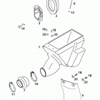 60/65 SX CHASSIS Luftfilterkasten air filter box 60 / 65