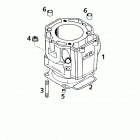660 LC4 RALLYE ENGINE Zylinder cylinder 660