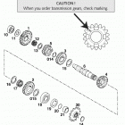 250/300/380 SX MXC EXC ENGINE Getriebe ii transmission ii 250 / 300 / 380