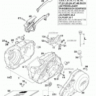 400/620 SUPER COMPETITION, 620 SC SUPER MOTO ENGINE Engine case 400 / 620