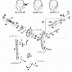 400/620 SUPER COMPETITION, 620 SC SUPER MOTO ENGINE Steuertrieb timing valve 400 / 620