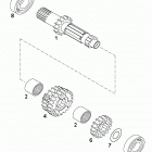 400/520 SX, EXC RACING ENGINE Getriebe i 4gang transmission i 4gear 400 / 520