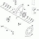 125 EXE, SUPER MOTO CHASSIS Vorderrad exe front wheel exe 125
