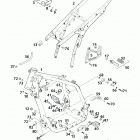 400/640 LC4-E, 640 LC4-E SUPER MOTO CHASSIS Rahmen, ausleger frame, sub frame 400 / 640