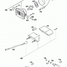 125 EXE, SUPER MOTO CHASSIS Rear light, head light, flasher 125