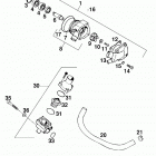 660 LC4 RALLYE ENGINE Wasserpumpe water pump 660