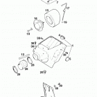 400 SXC USA CHASSIS Luftfilterkasten air filter box 400