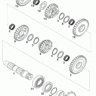 400/520 SX, EXC RACING ENGINE Getriebe ii 4 / 6 gang transmission ii 4 / 6 gear 400 / ...