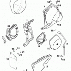 125/200 SX MXC EXC CHASSIS Luftfilterkasten air filter box 125-380