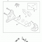 60/65 SX CHASSIS Bremszange hinten brake caliper rear 60 / 65