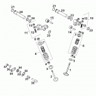 400/640 LC4-E, 640 ADVENTURE R, DUKE ENGINE Ventiltrieb valve drive 400 / 640