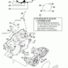 250/300/380 SX MXC EXC ENGINE Engine case 250 / 300 / 380