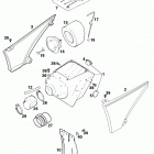 400/620 SUPER COMPETITION, 620 SC SUPER MOTO CHASSIS Luftfilterkasten air filter box 400 / 620